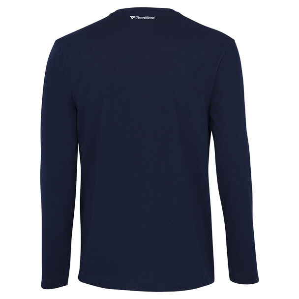 T-SHIRT TECNIFIBRE TRAINING MANCHES LONGUES BLEU FONCÉ HOMME
