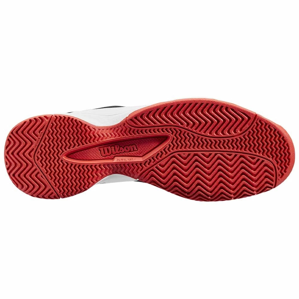 Wilson Rush Pro 4.0 QL Junior Schwarz / Weiß / Rot Schuhe