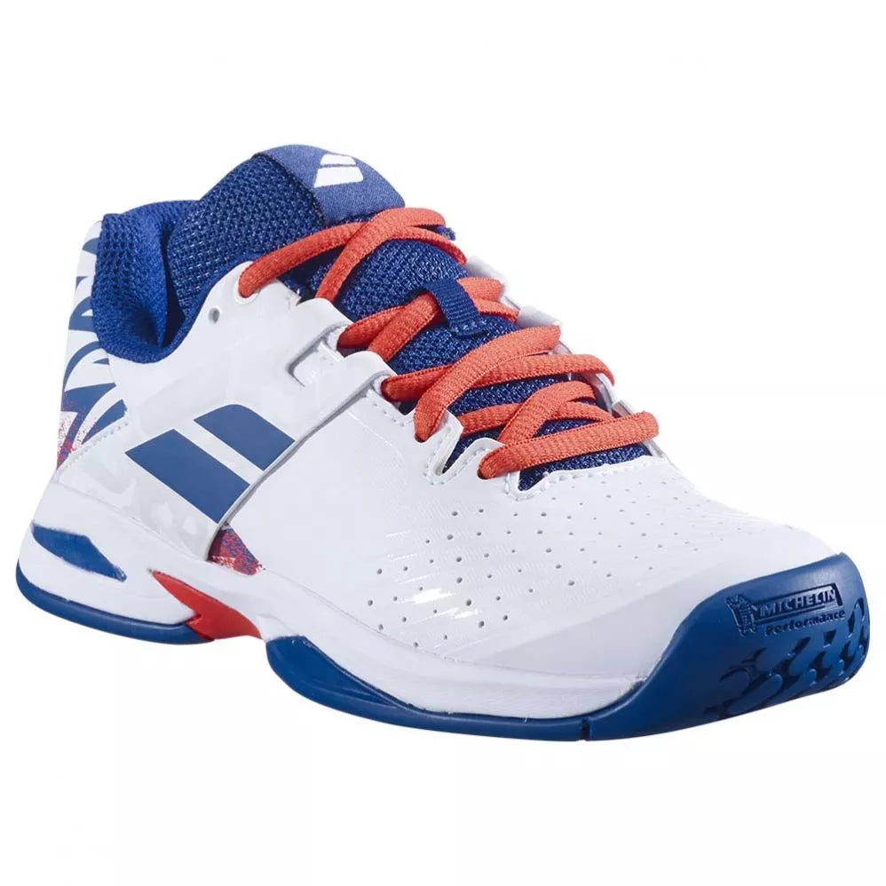 Babolat Propulse All Court Junior Weiß / Blau Schuhe
