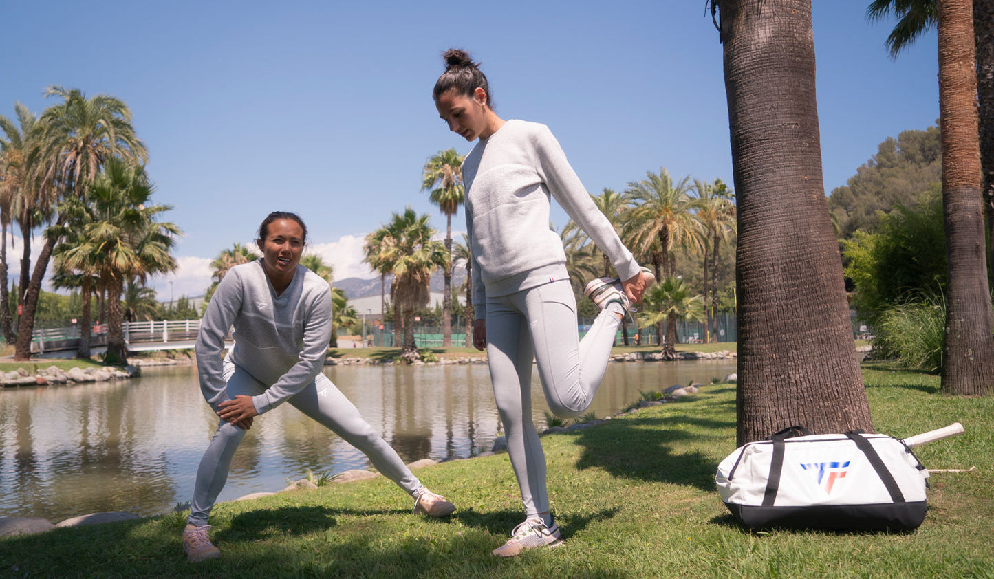 LEGGINGS TECNIFIBRE TEAM ARGENT FEMME