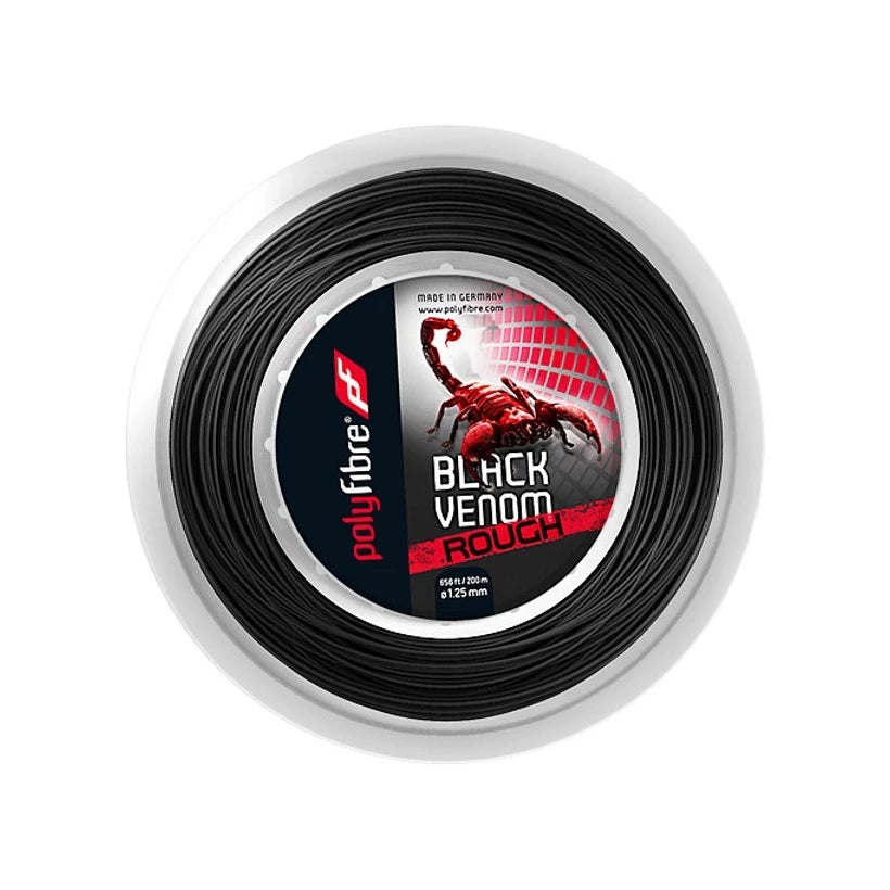 Polyfibre Black Venom Rough, 200-m-Rolle