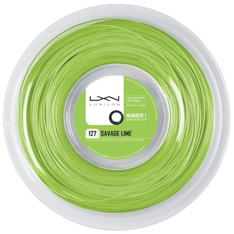 Bobine de 200 m de Luxilon Savage Lime