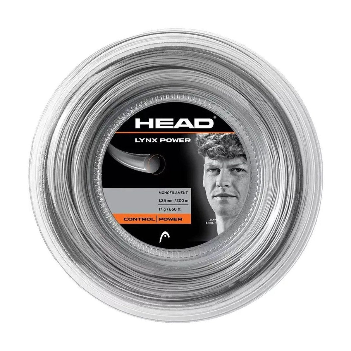 Bobina HEAD Lynx Power Grey 200m