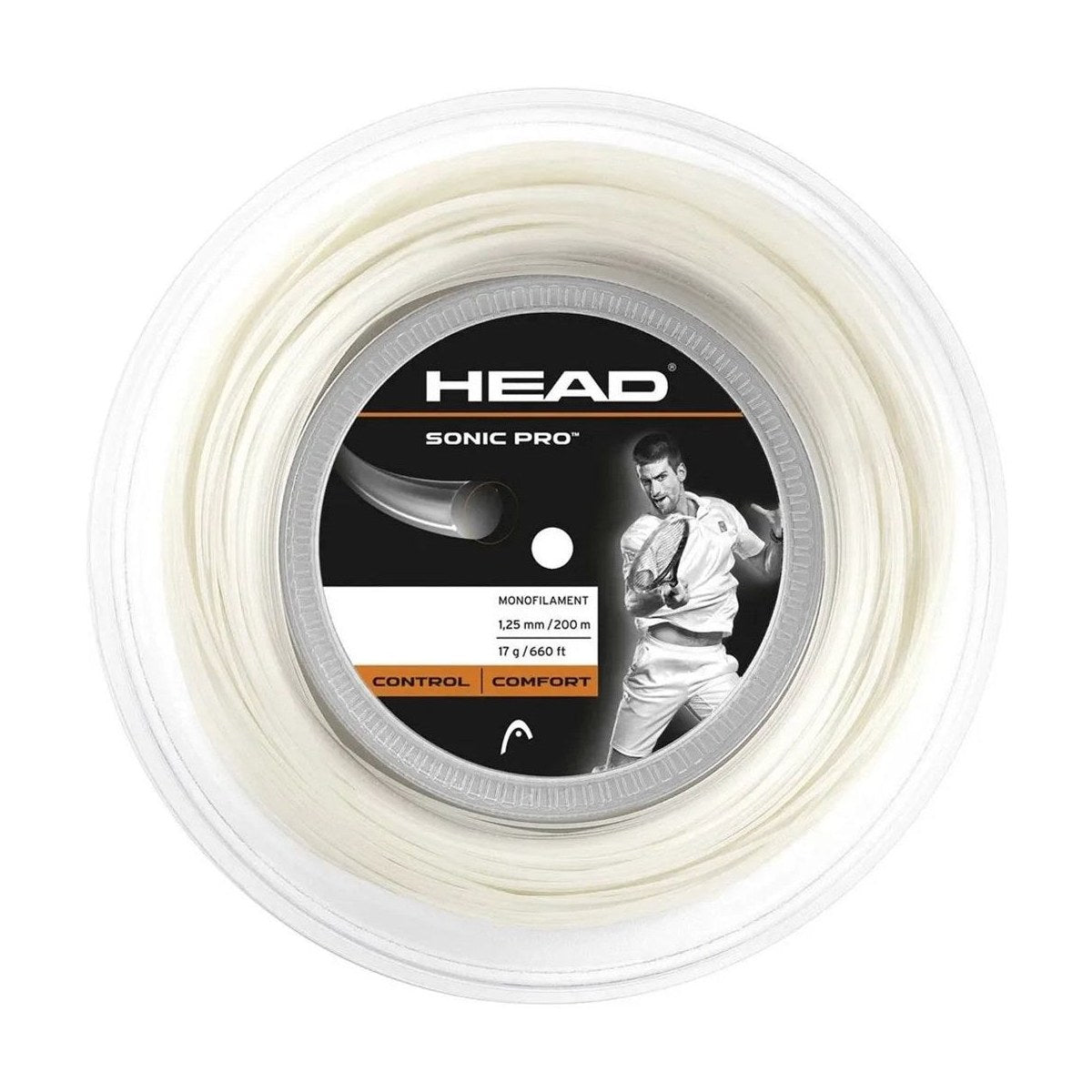 HEAD Sonic Pro White 200m Rolle