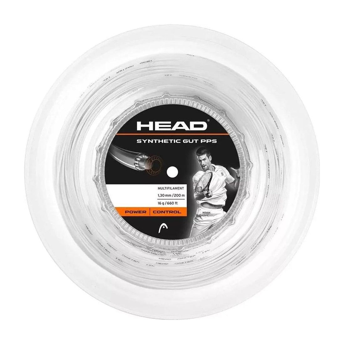 HEAD Synthetic Gut PPS White 200m Reel