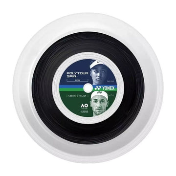 Yonex Poly Tour Spin Black 200m Reel