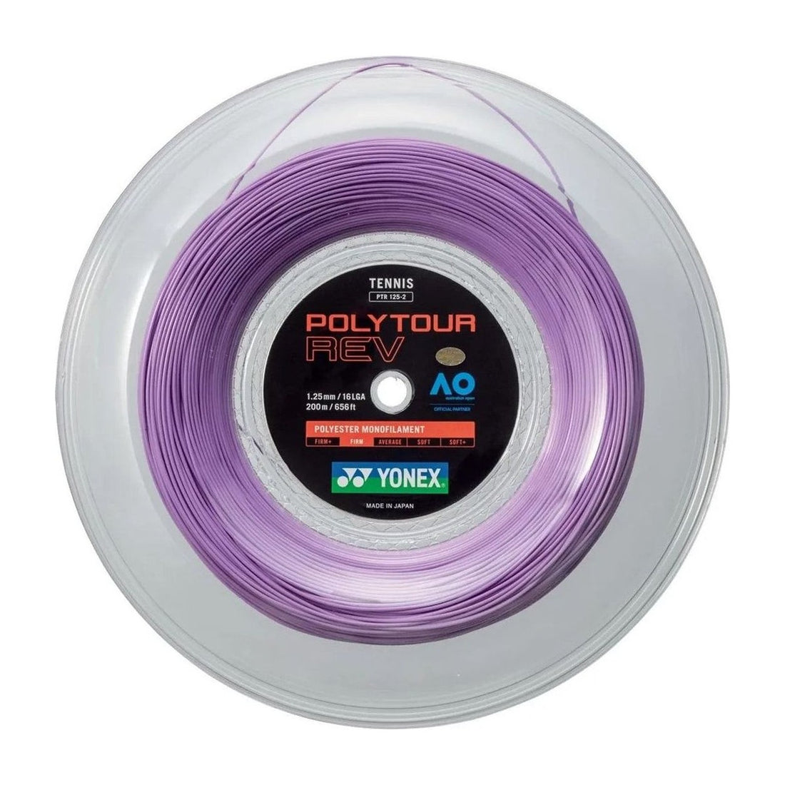 Yonex Poly Tour Rev Purple 200m Reel