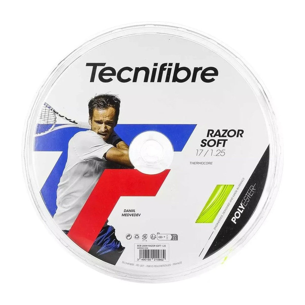 Tecnifibre Razor Soft Lime 200m Reel