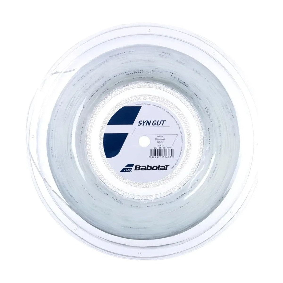 Bobina Babolat Synthetic Gut White 200m