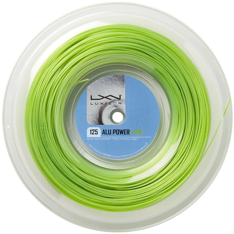 Bobine de 220 m de Luxilon Alu Power Lime