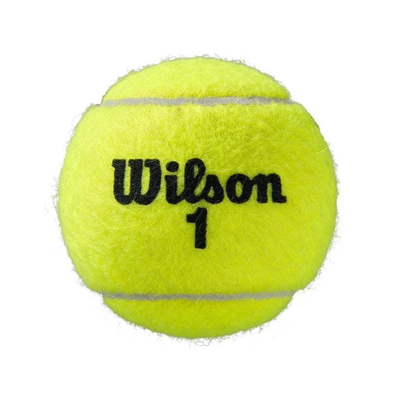 Balles Wilson Roland Garros pour terrain en terre battue (boîte de 72 balles - 18x4)