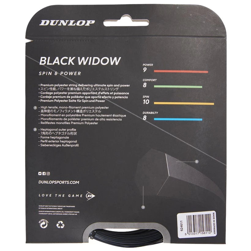 Dunlop Black Widow 12m String