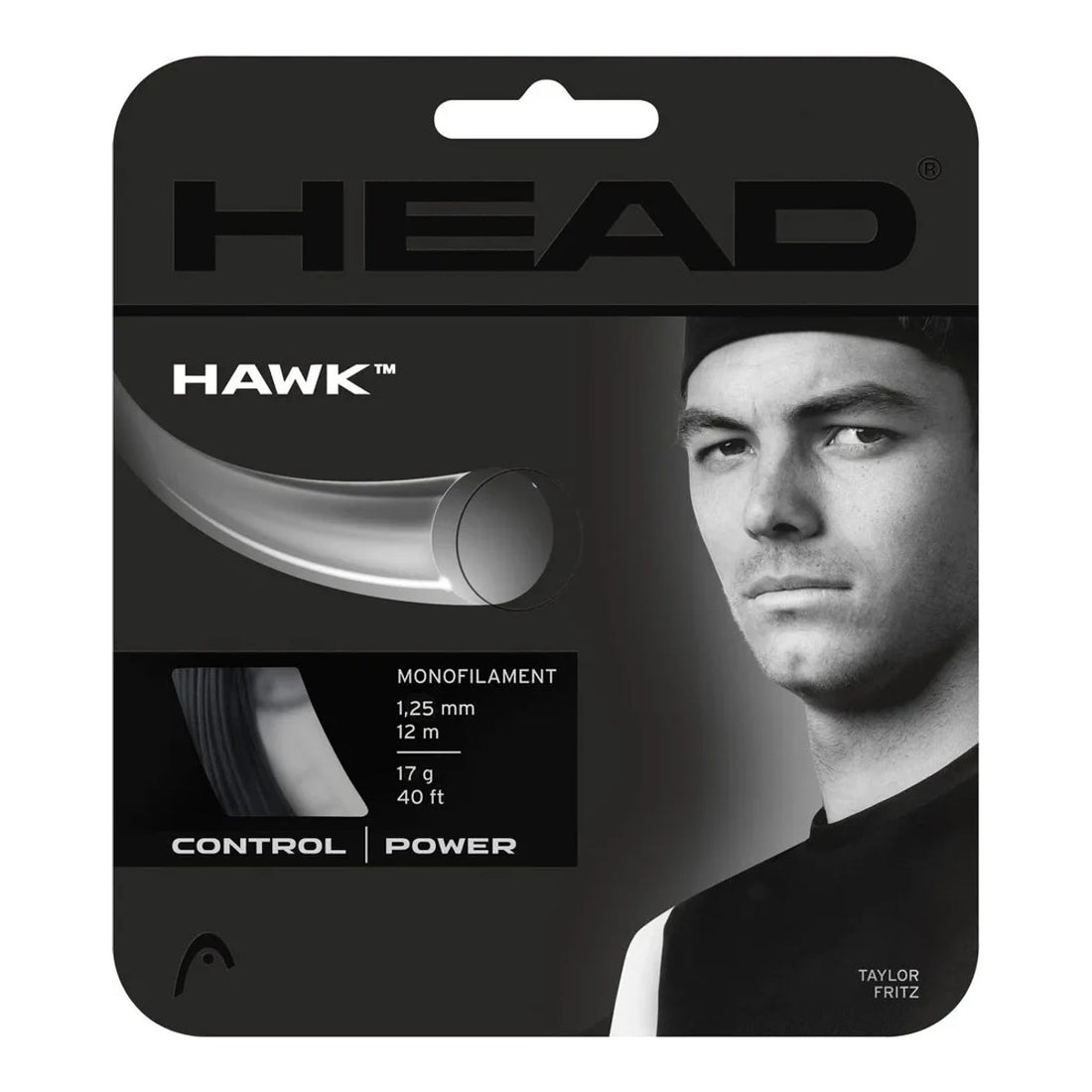 HEAD Hawk Black 12m Set