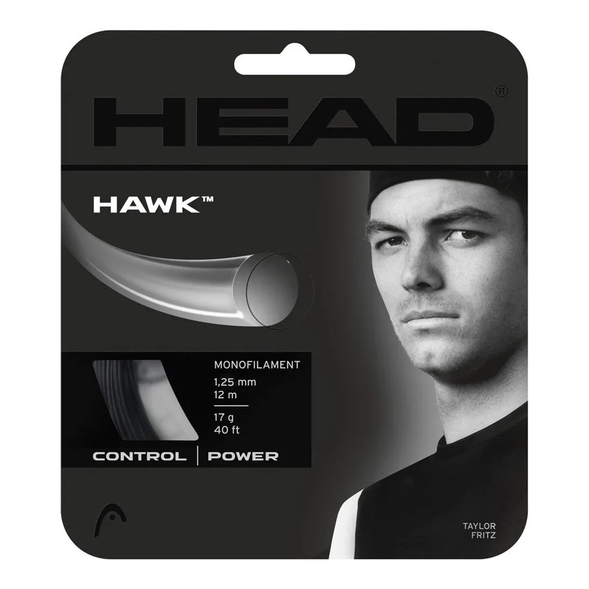 HEAD Hawk Black 12m Set