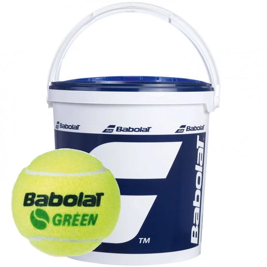 Balles vertes Babolat (seau de 72 balles)