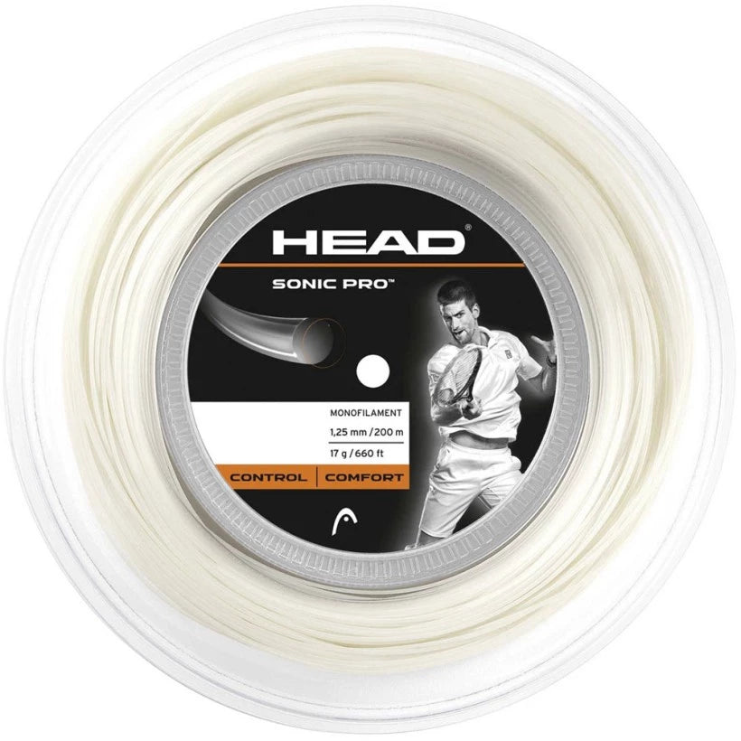 Head Sonic Pro White 200m Reel