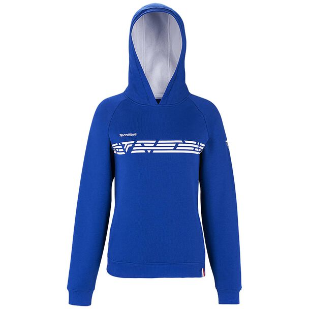 TECNIFIBRE LADY FLEECE HOODIE ROYAL BLUE