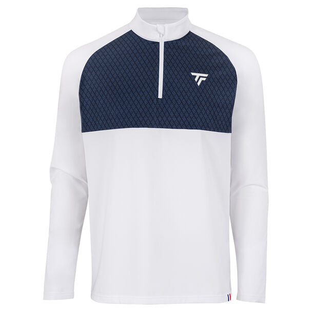 TECNIFIBRE THERMO ZIPPER LANGARMSHIRT WEISS HERREN