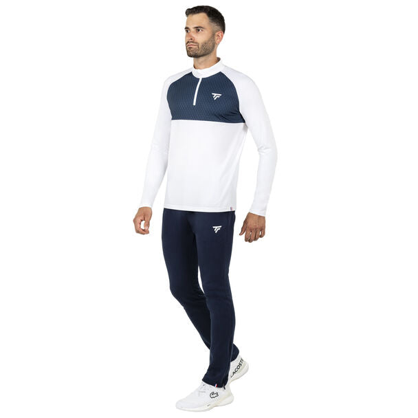 TECNIFIBRE THERMO ZIPPER MANCHES LONGUES BLANC HOMME