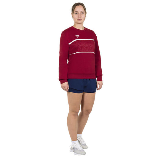 TECNIFIBRE TEAM SWEATER CARDINAL WOMEN