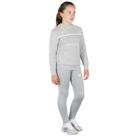 SWEAT ÉQUIPE TECNIFIBRE ARGENT FILLE