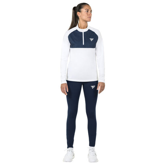 TECNIFIBRE THERMO ZIPPER LONG SLEEVES WHITE WOMEN