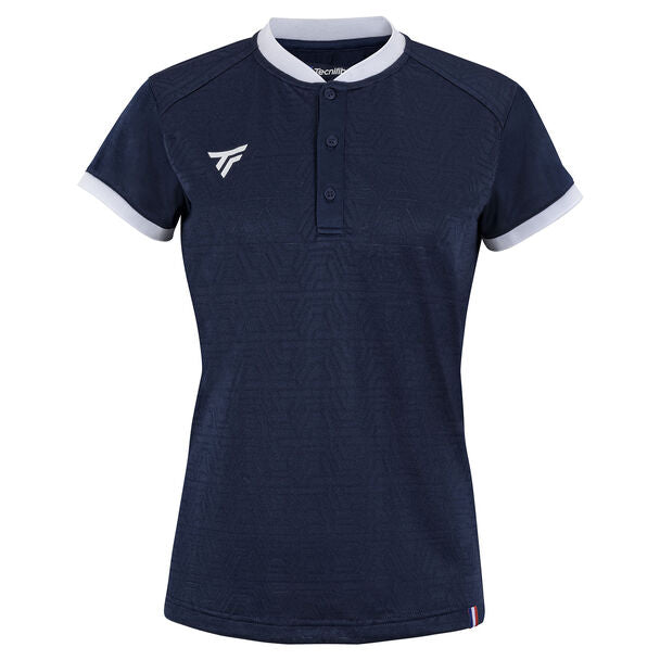 POLO TECNIFIBRE TEAM BLEU MARINE FEMME