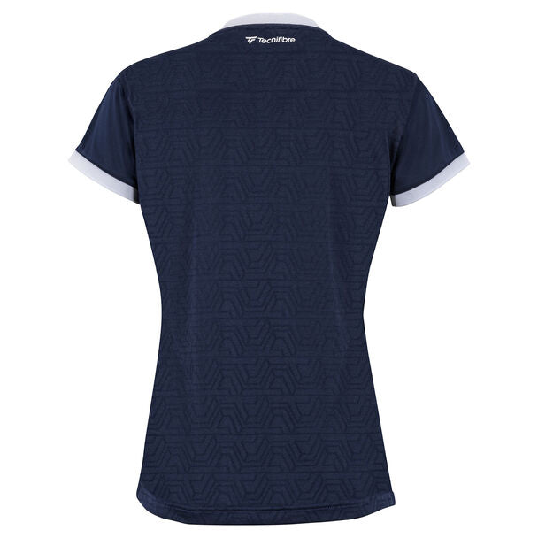 POLO TECNIFIBRE TEAM BLEU MARINE FEMME