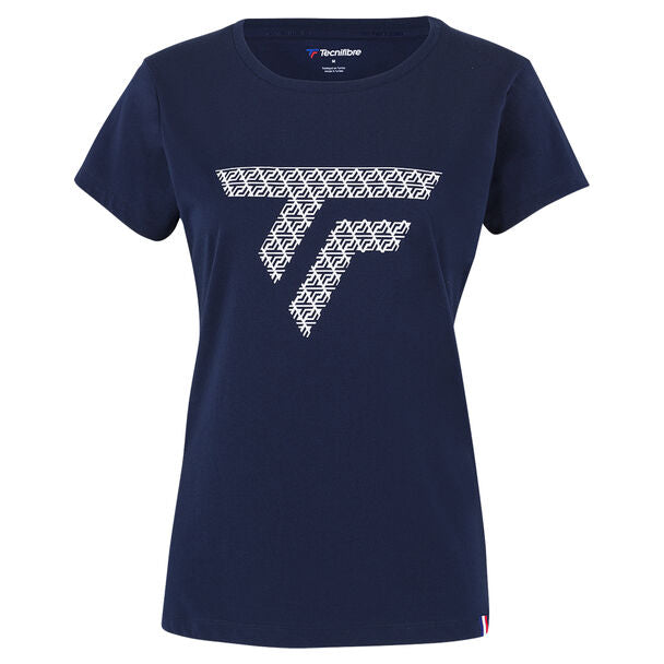 TECNIFIBRE TRAININGS-T-SHIRT DUNKELBLAU DAMEN