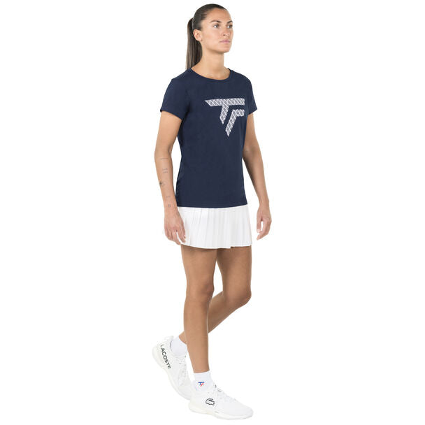 TECNIFIBRE TRAININGS-T-SHIRT DUNKELBLAU DAMEN