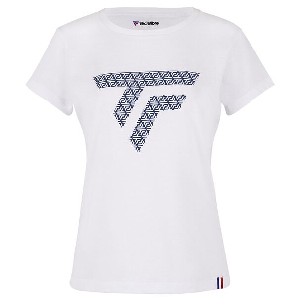 TECNIFIBRE TRAININGS-T-SHIRT WEISS DAMEN