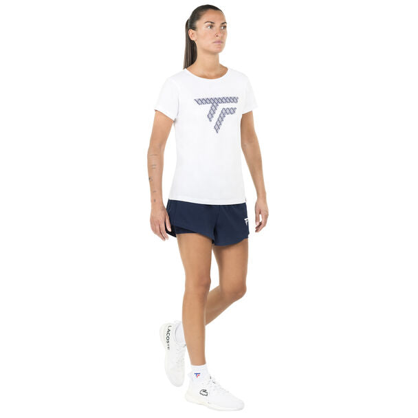 TECNIFIBRE TRAININGS-T-SHIRT WEISS DAMEN