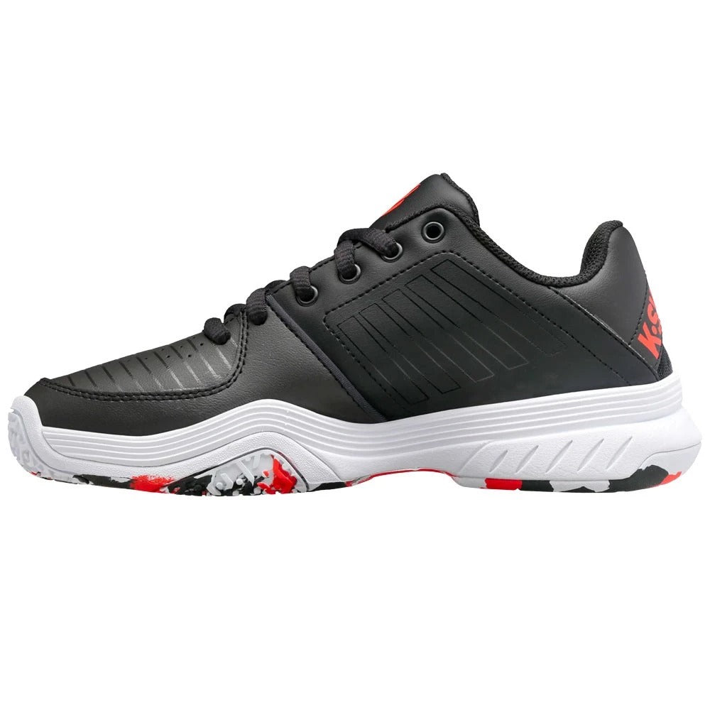 K-Swiss Court Express Black / Orange Junior Shoes