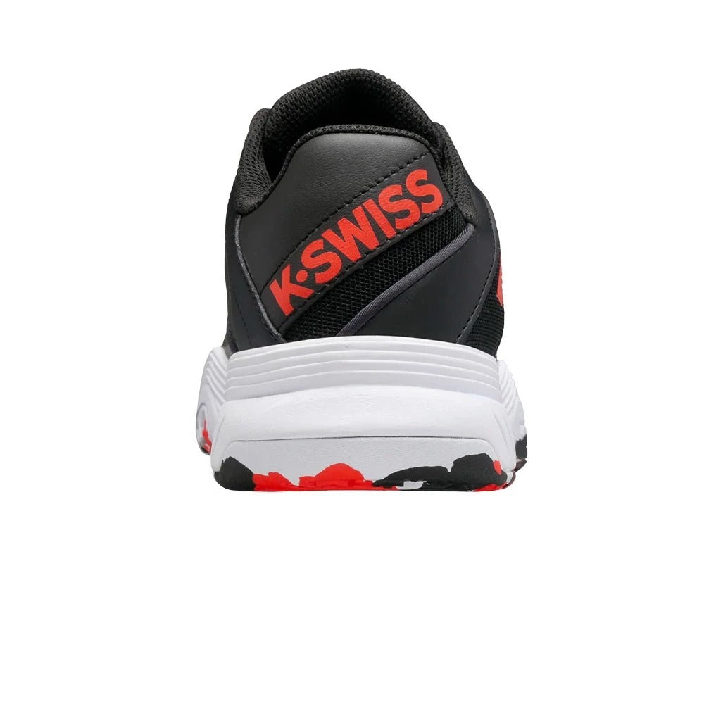 K-Swiss Court Express Black / Orange Junior Shoes