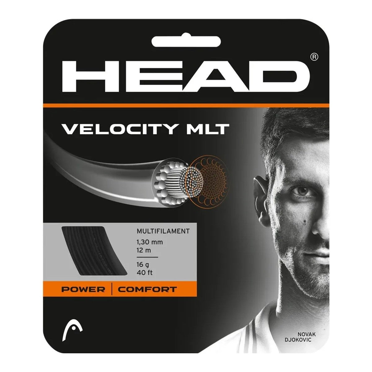HEAD Velocity MLT Black 12m Set