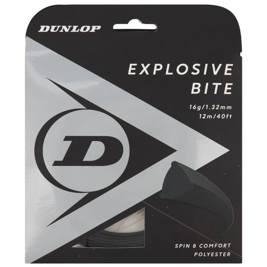 Cordage Dunlop Explosive Bite Noir 12 m