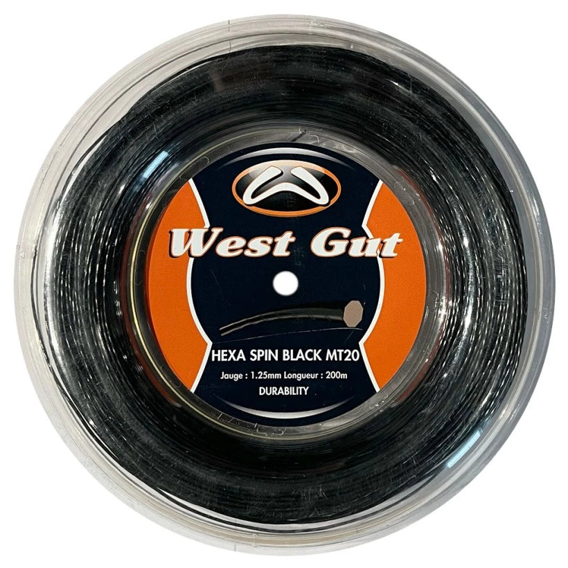 West Gut Hexa Spin Black MT20 200m Reel