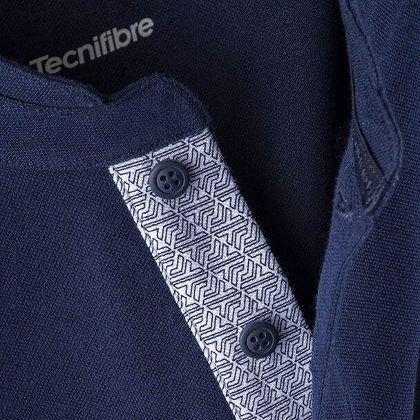 TECNIFIBRE POLO SHIRT PIQUE DARK BLUE MEN