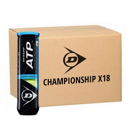 Balles Dunlop ATP Championship (boîte de 72 balles - 18x4)