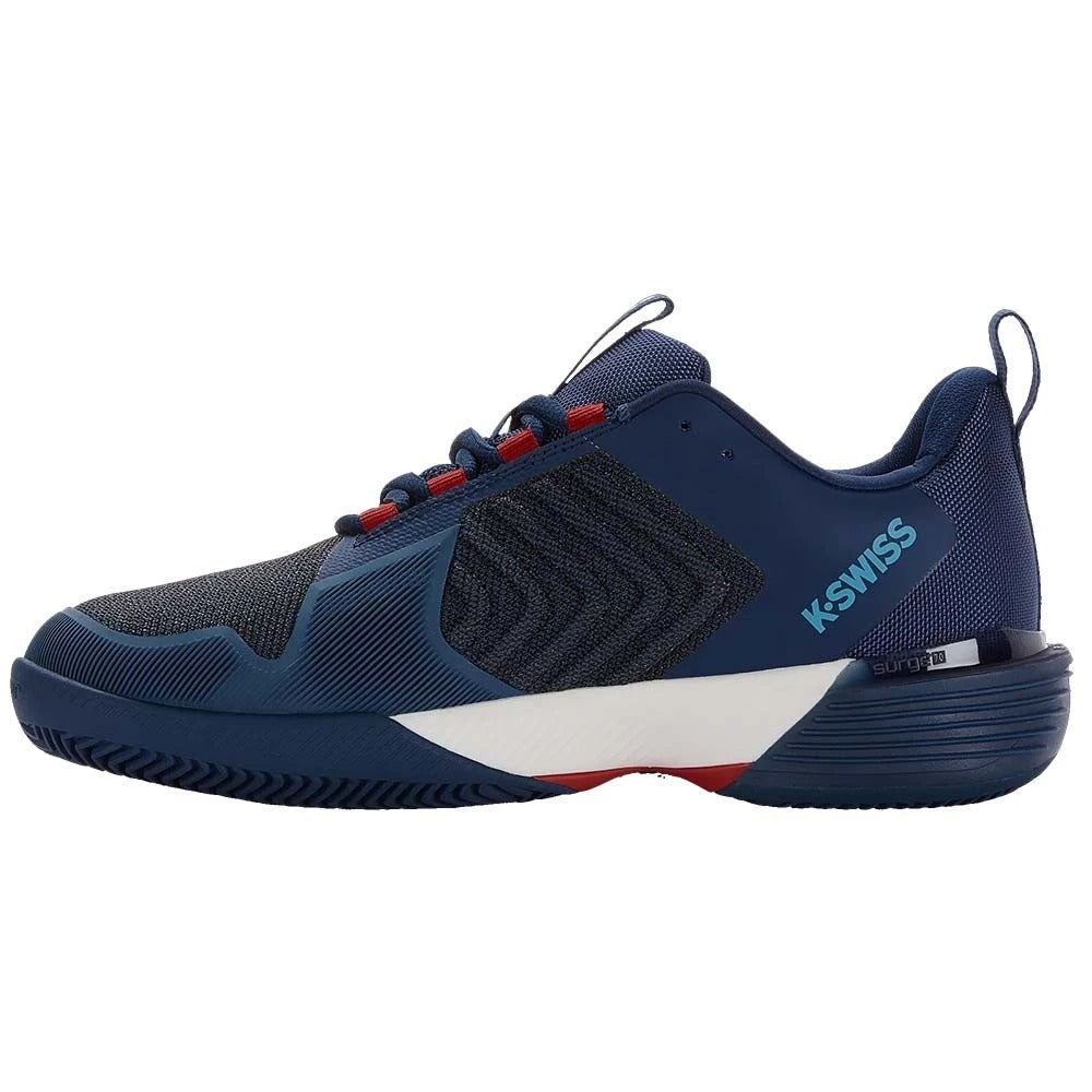 K-Swiss Ultrashot 3 HB Clay Court Blue / Red Shoes