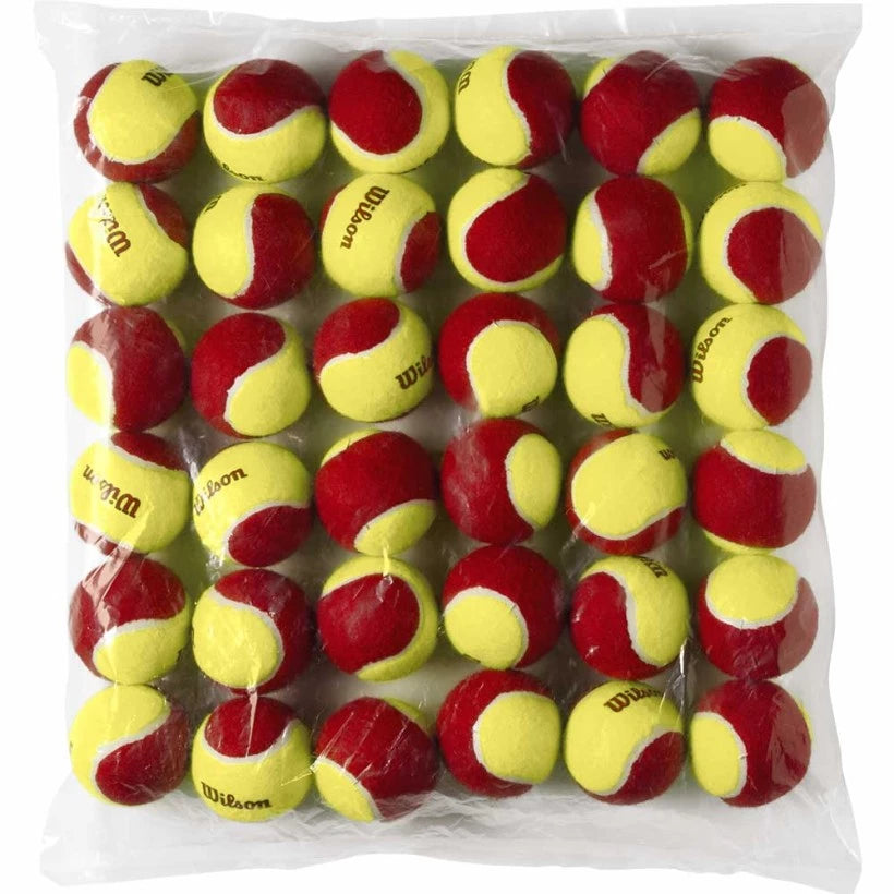 Wilson Starter Stage 3 Red Balls (bag of 36 balls)