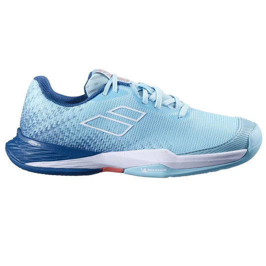 Chaussures de tennis pour enfants Babolat Jet Mach 3 Clay Bleu clair