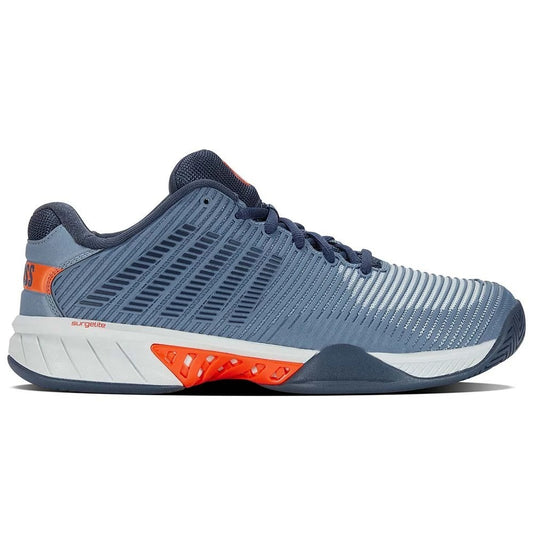 Chaussures K-Swiss Hypercourt Express 2 Gris Bleu / Orange