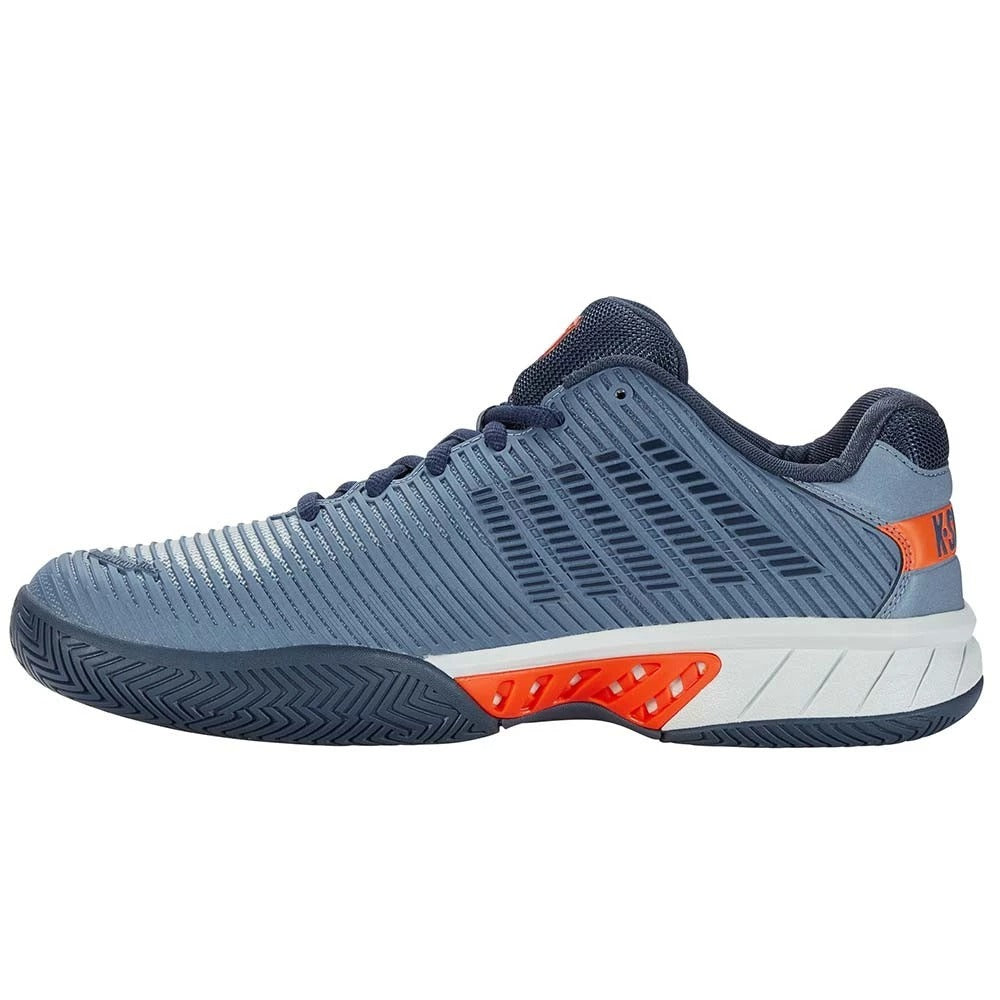 K-Swiss Hypercourt Express 2 Gray Blue / Orange Shoes