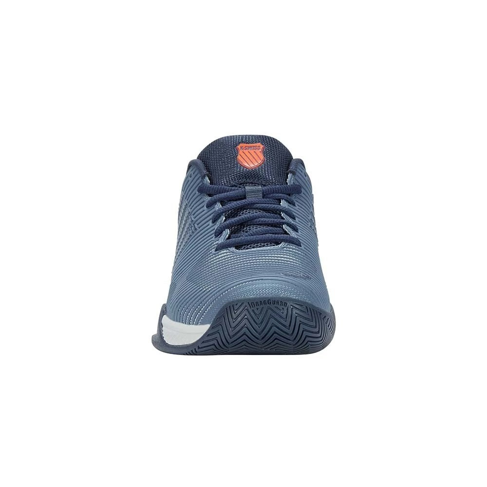 K-Swiss Hypercourt Express 2 Gray Blue / Orange Shoes