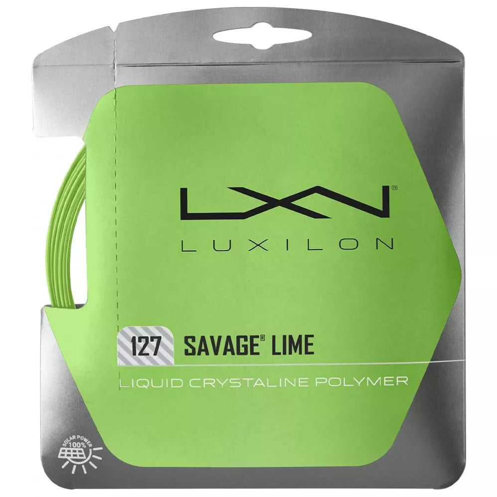 Luxilon Savage Lime 12m Set