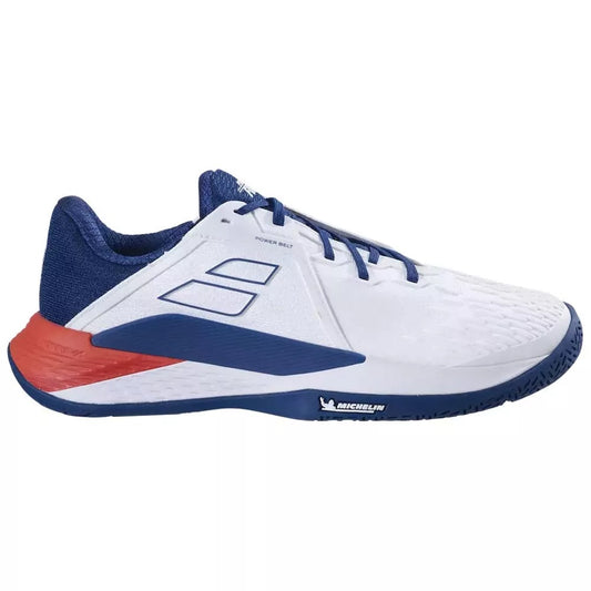 Babolat Propulse Fury 3 White / Blue Shoes