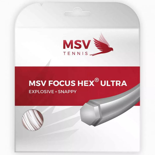 MSV Focus Hex Ultra White 12m String