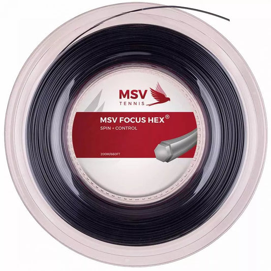 MSV Focus Hex Black 200m Reel