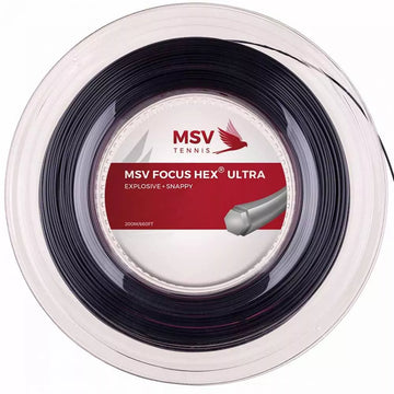 Moulinet MSV Focus Hex Ultra Noir 200 m